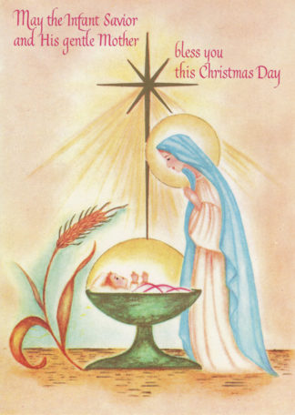 Wheat and Chalice Christmas Card