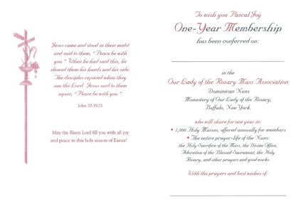 Paschal Candle Easter Card - Image 2