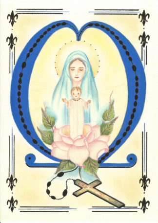 Mystical Rose Birthday Card