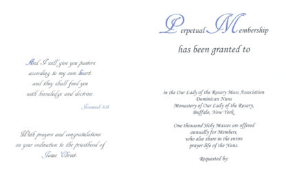 Ordination Monstrance Card - Image 2