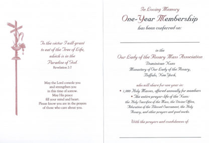Paschal Candle 1 year Card - Image 2