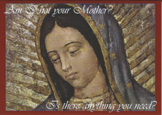 Our Lady of Guadalupe 1 year Card